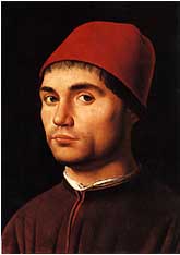 Antonello da Messina. Ritratto d'uomo, forse autoritratto.