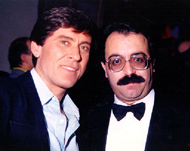 Felice Muscaglione con Gianni Morandi al Festival di Sanremo